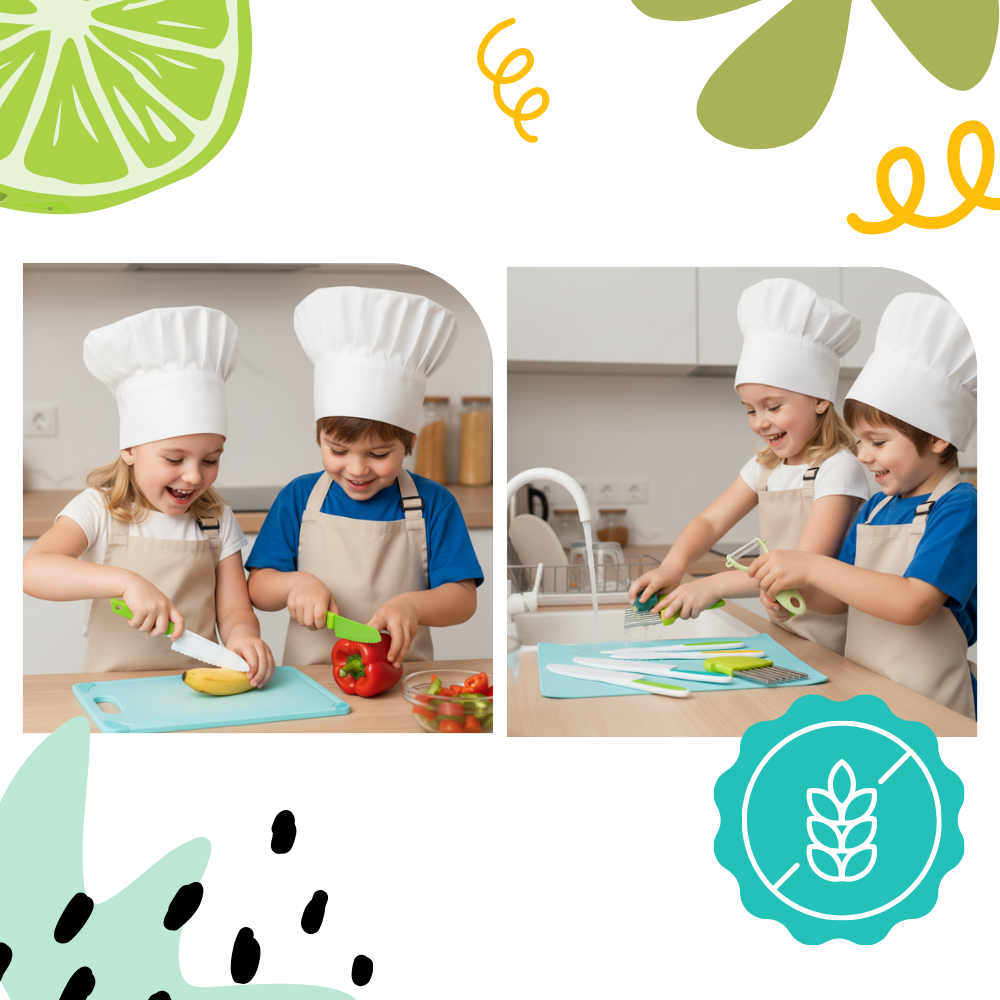 Kit ustensiles de cuisine pour enfants - Ozerty