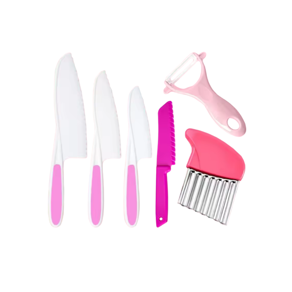 Kit ustensiles de cuisine pour enfants -Rose - Ozerty