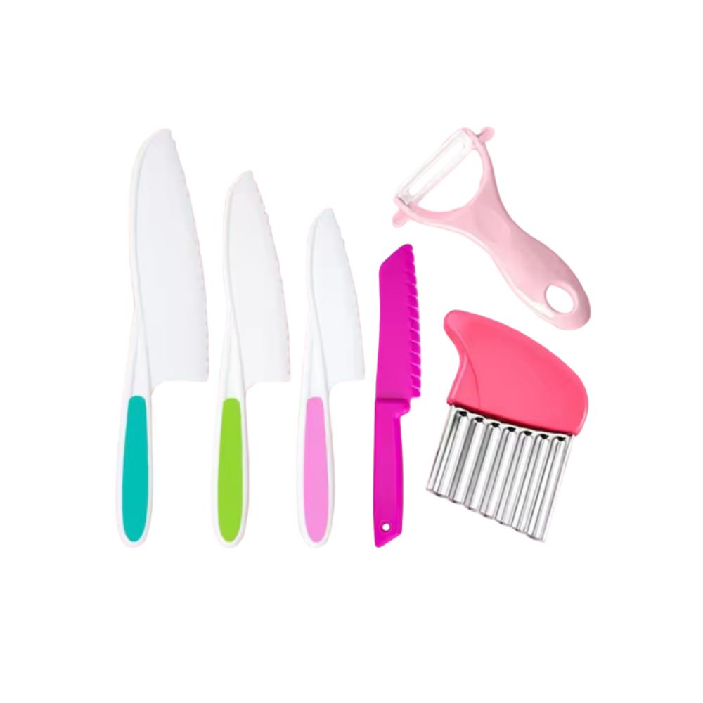 Kit ustensiles de cuisine pour enfants -Rose - Ozerty
