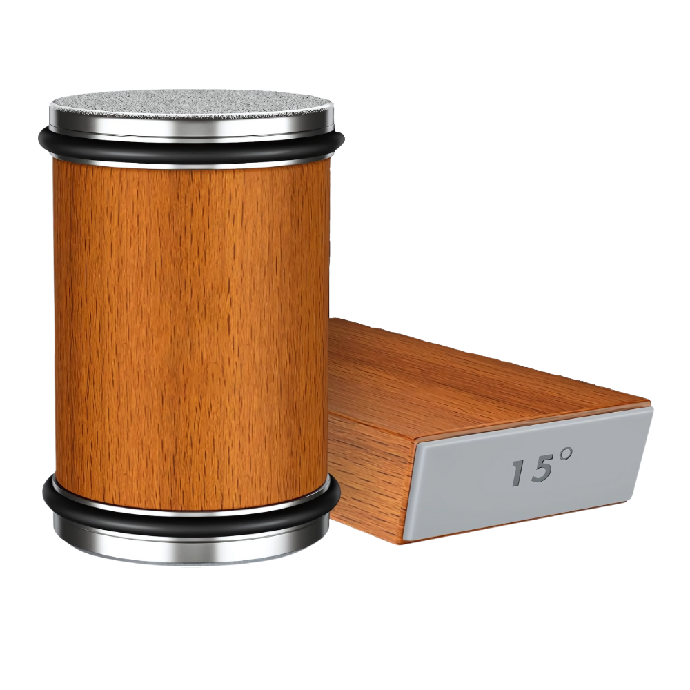 Aiguiseur de couteaux de précision -Marron - Ozerty