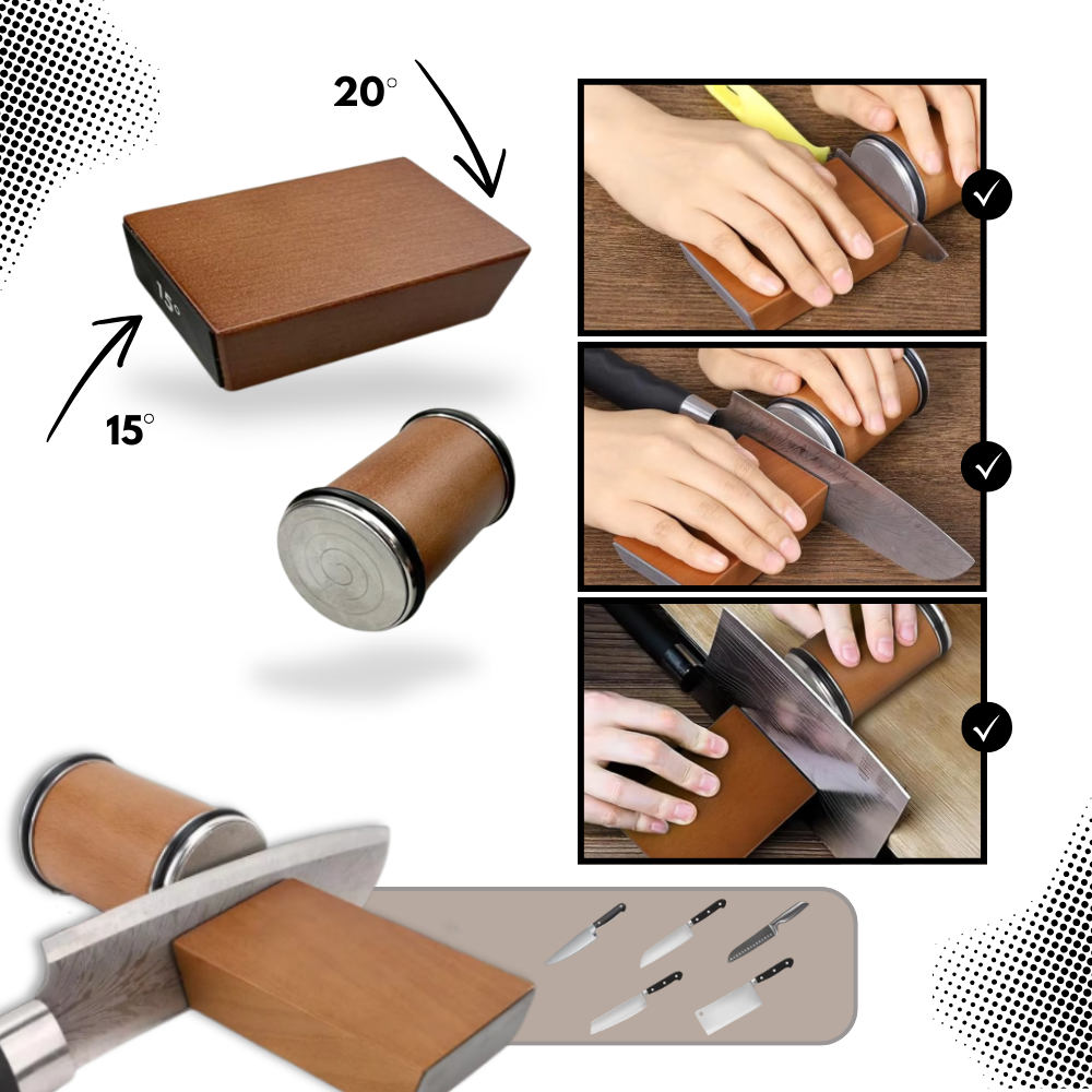 Aiguiseur de couteaux de précision - Ozerty