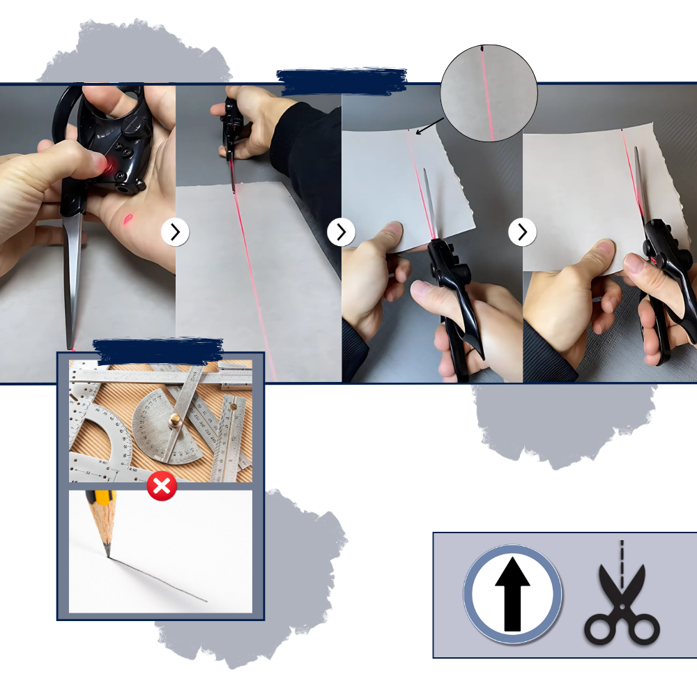 Ciseaux à guidage laser - Ozerty