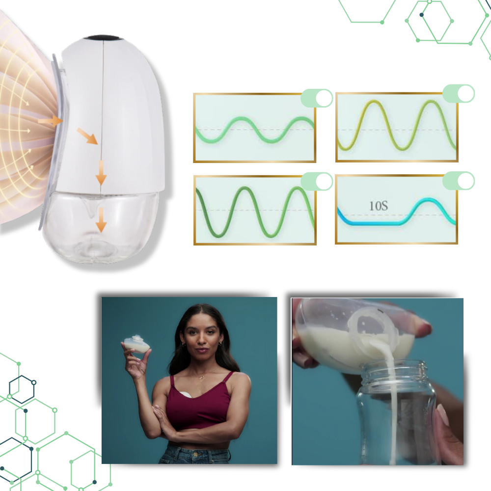 Tire-lait mains libres anti-fuites
- Ozerty