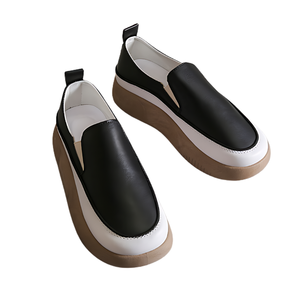 Mocassins souples à plateforme légère
 -Noir/EU35/US5/UK2.5Noir/EU36/US6/UK3Noir/EU37/US6.5/UK4Noir/EU38/US7.5/UK5Noir/EU39/US8.5/UK6Noir/EU40/US9/UK6.5 - Ozerty
