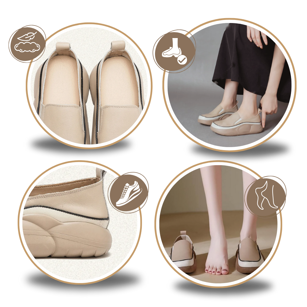 Mocassins souples à plateforme légère
 - Ozerty