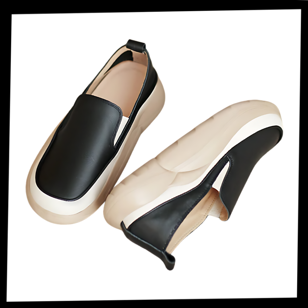 Mocassins souples à plateforme légère
 - Ozerty