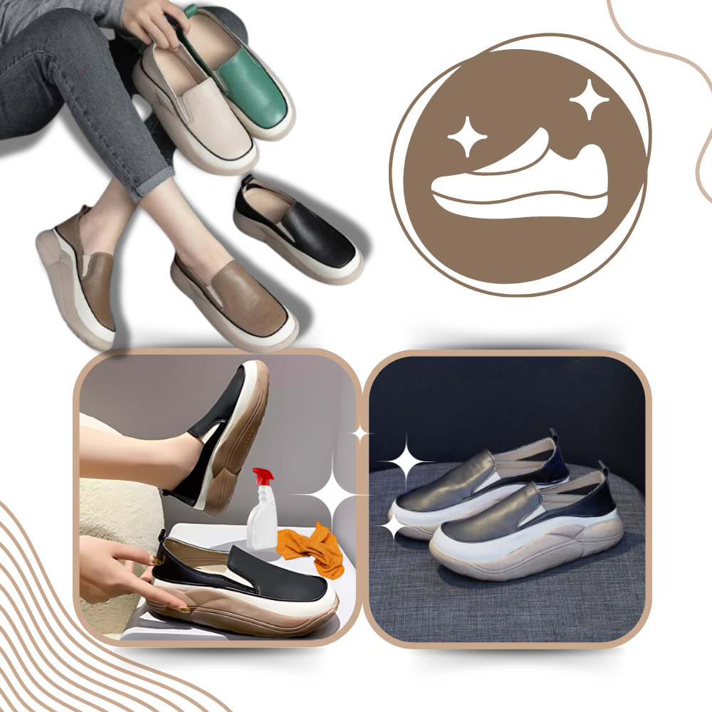 Mocassins souples à plateforme légère
 - Ozerty