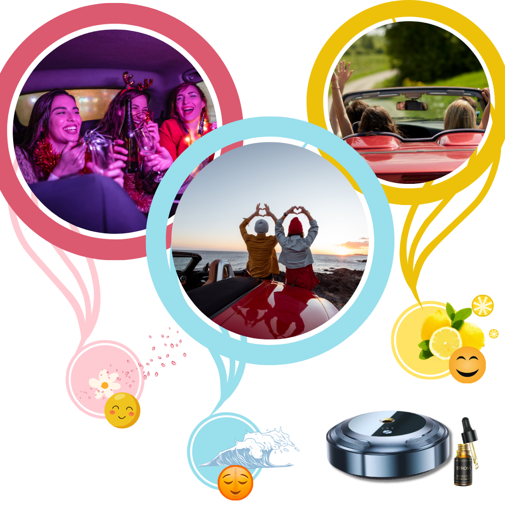 Purificateur d'air de voiture résistant à la chaleur et de longue durée
- Ozerty