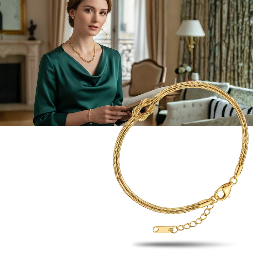 Collier et bracelet Love Knot - Ozerty