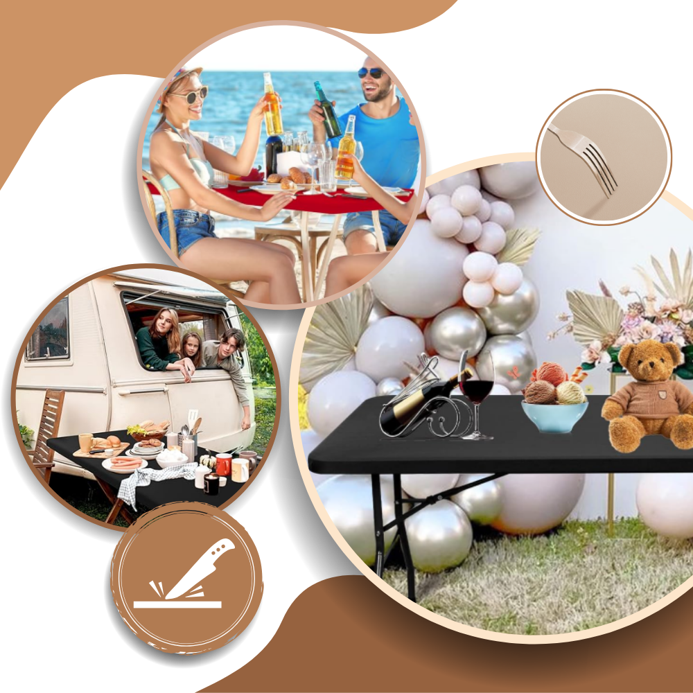 Nappe rectangulaire en cuir d'agneau - Ozerty