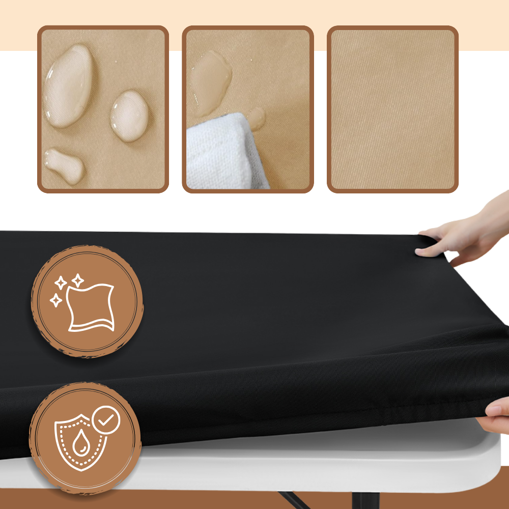 Nappe rectangulaire en cuir d'agneau - Ozerty