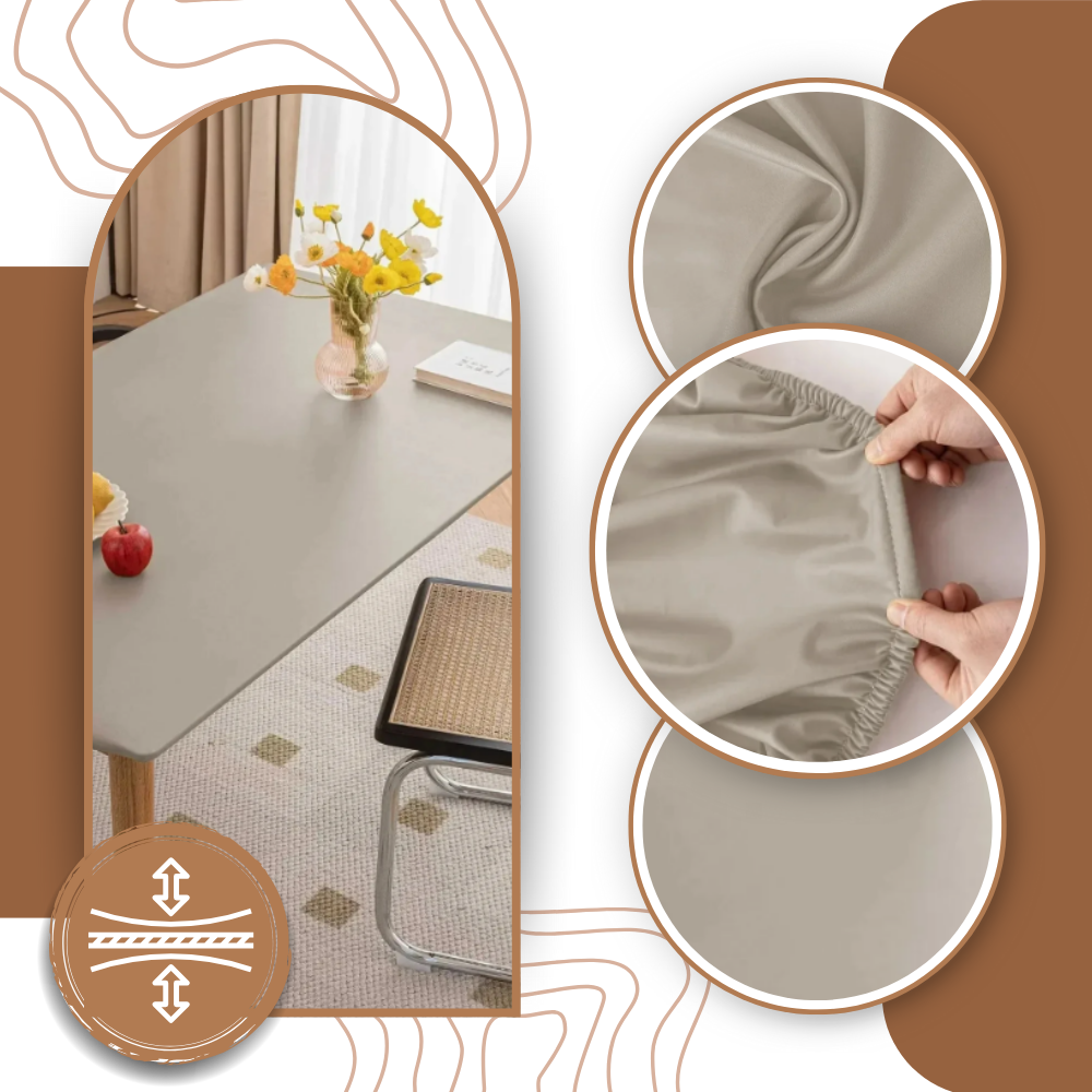 Nappe rectangulaire en cuir d'agneau - Ozerty