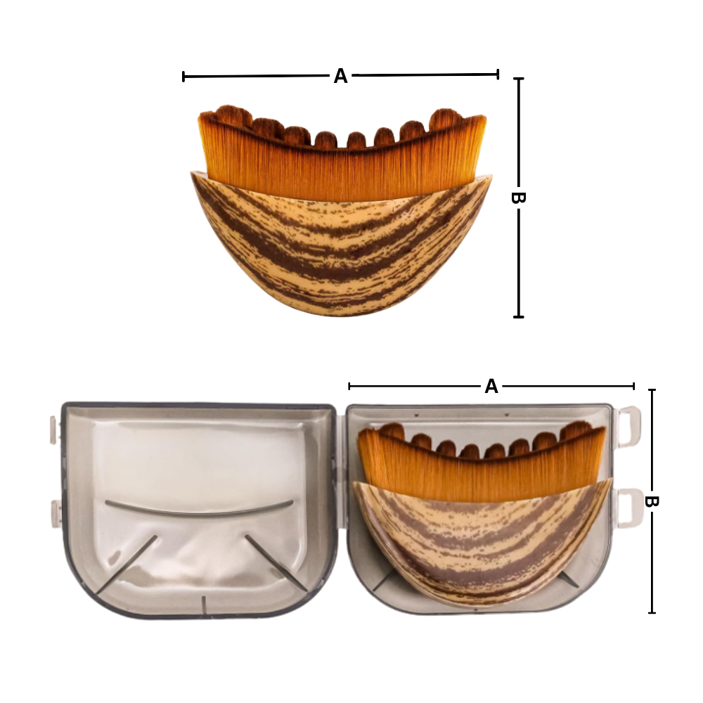 Brosse faciale pour drainage lymphatique - Ozerty