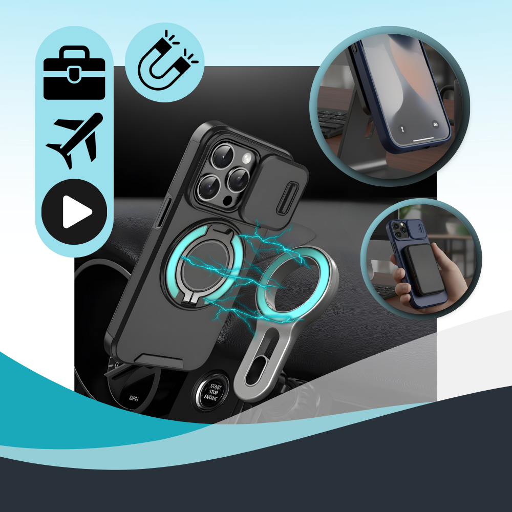 Coque magnétique pour iPhone - Ozerty