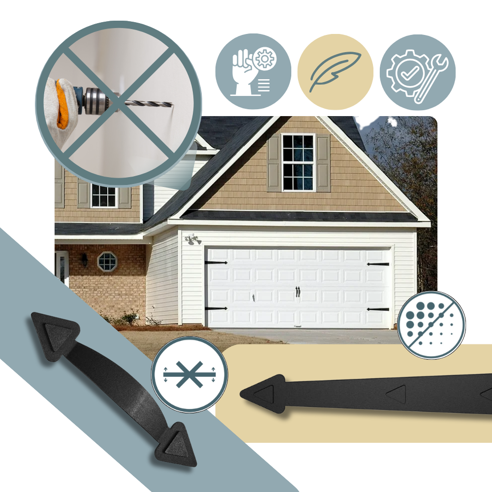 Kit décoratif magnétique pour les portes de garage - Ozerty