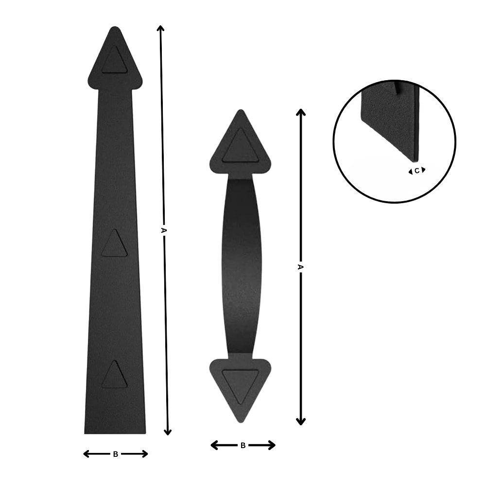 Kit décoratif magnétique pour les portes de garage - Ozerty