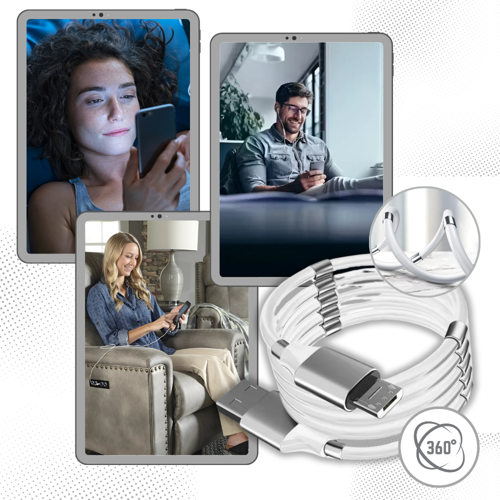 Câble USB magnétique - Ozerty