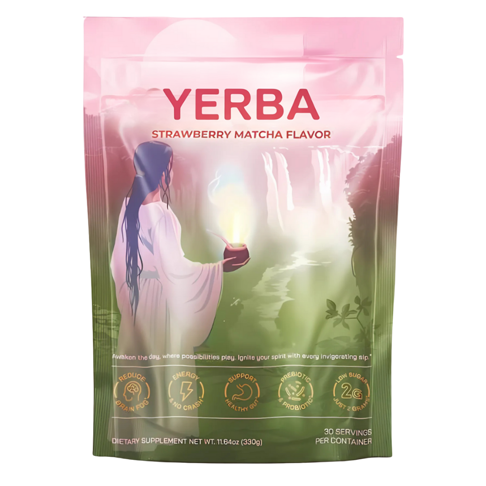 Thé Matcha Maté en poudre -Fraise - Ozerty