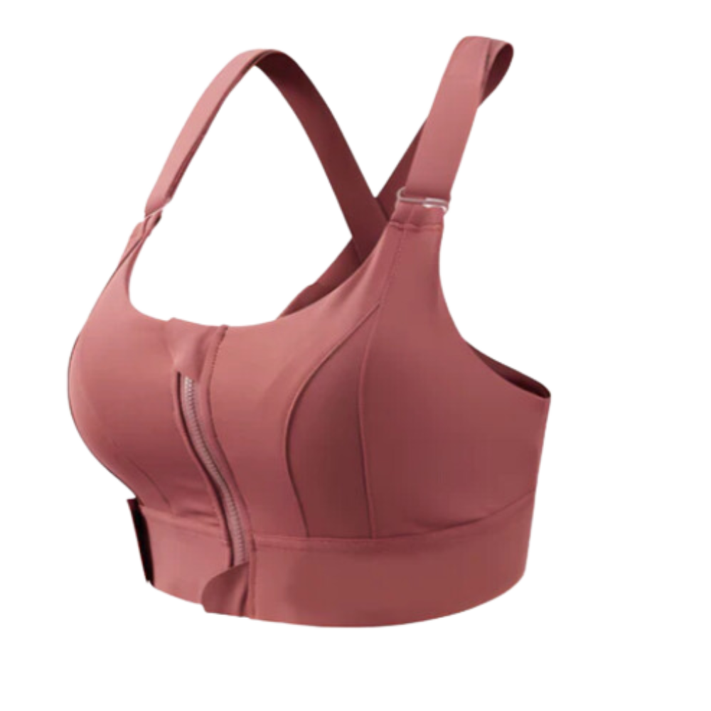 Soutien-gorge de sport à dos nageur avec soutien maximal -Rouge brique/SRouge brique/MRouge brique/LRouge brique/XLRouge brique/2XLRouge brique/3XLRouge brique/4XLRouge brique/5XL - Ozerty