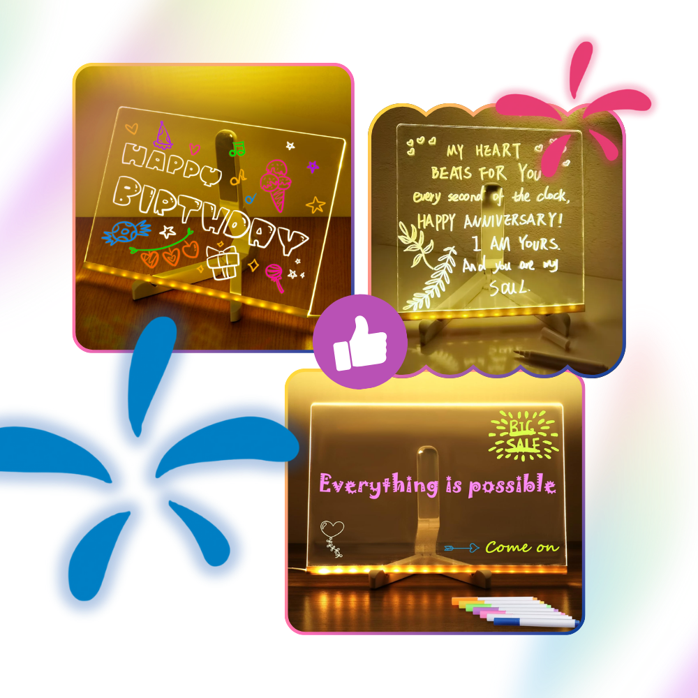 Tableau d'écriture affichage LED - Ozerty