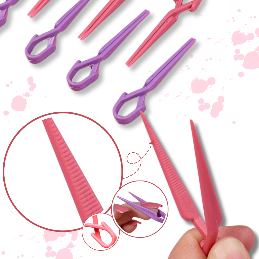 Protecteur de doigt pour pose de vernis à ongles sans débordement - Ozerty