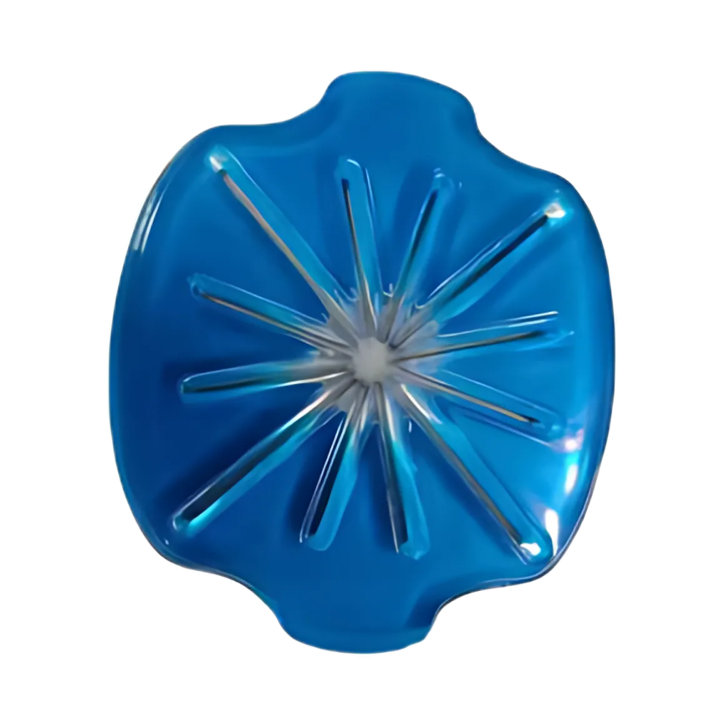 Couvercle et Racloir Anti-Projections pour fouet -Bleu - Ozerty