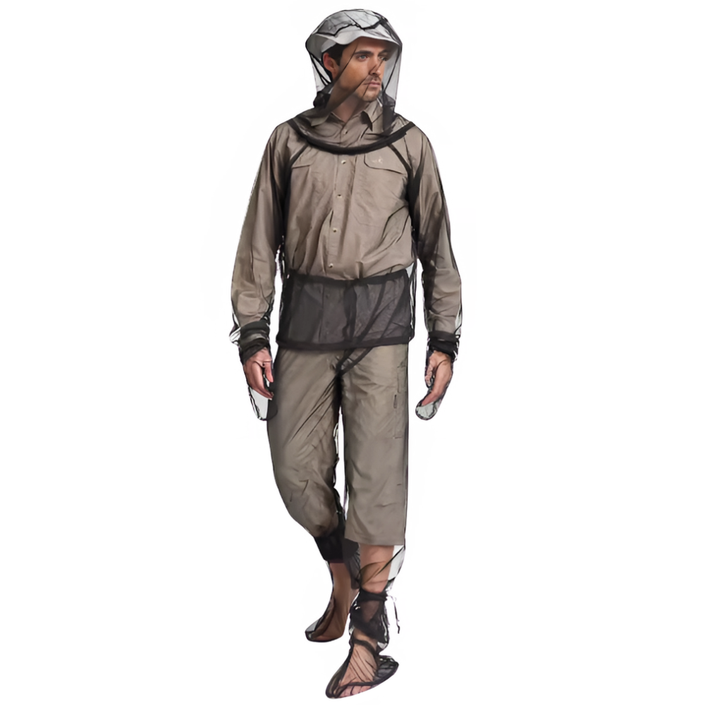 Combinaison d'extérieur anti-insectes -Ensemble noir - Ozerty