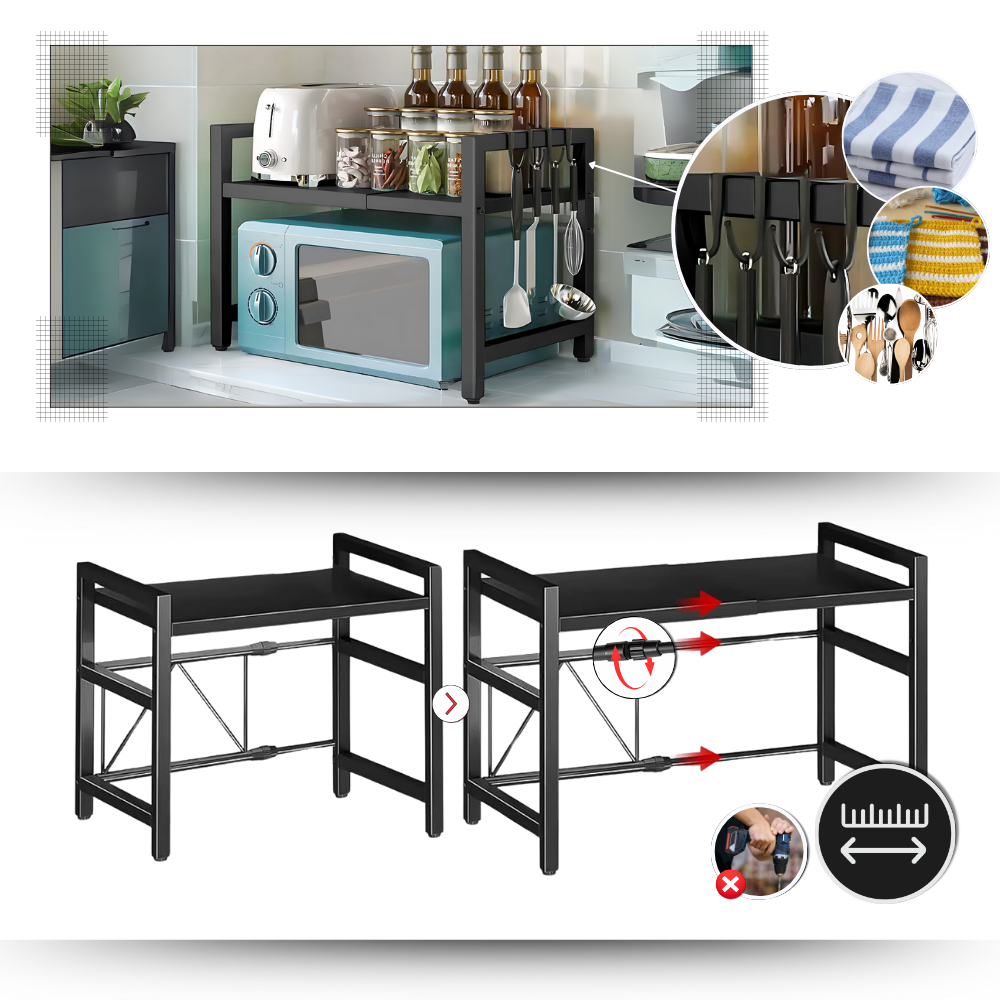Étagère surélevée pour micro-ondes - Ozerty