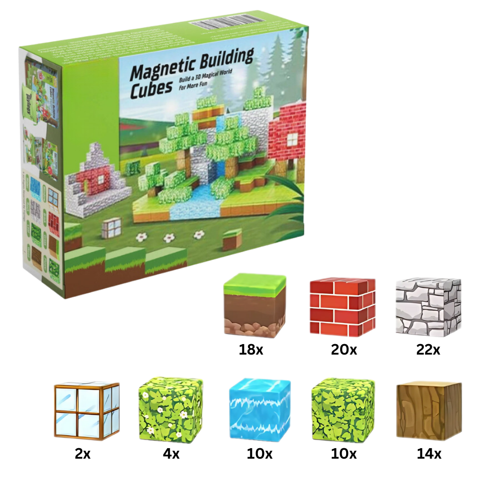 Blocs magnétiques Minecraft -100 PCS - Ozerty