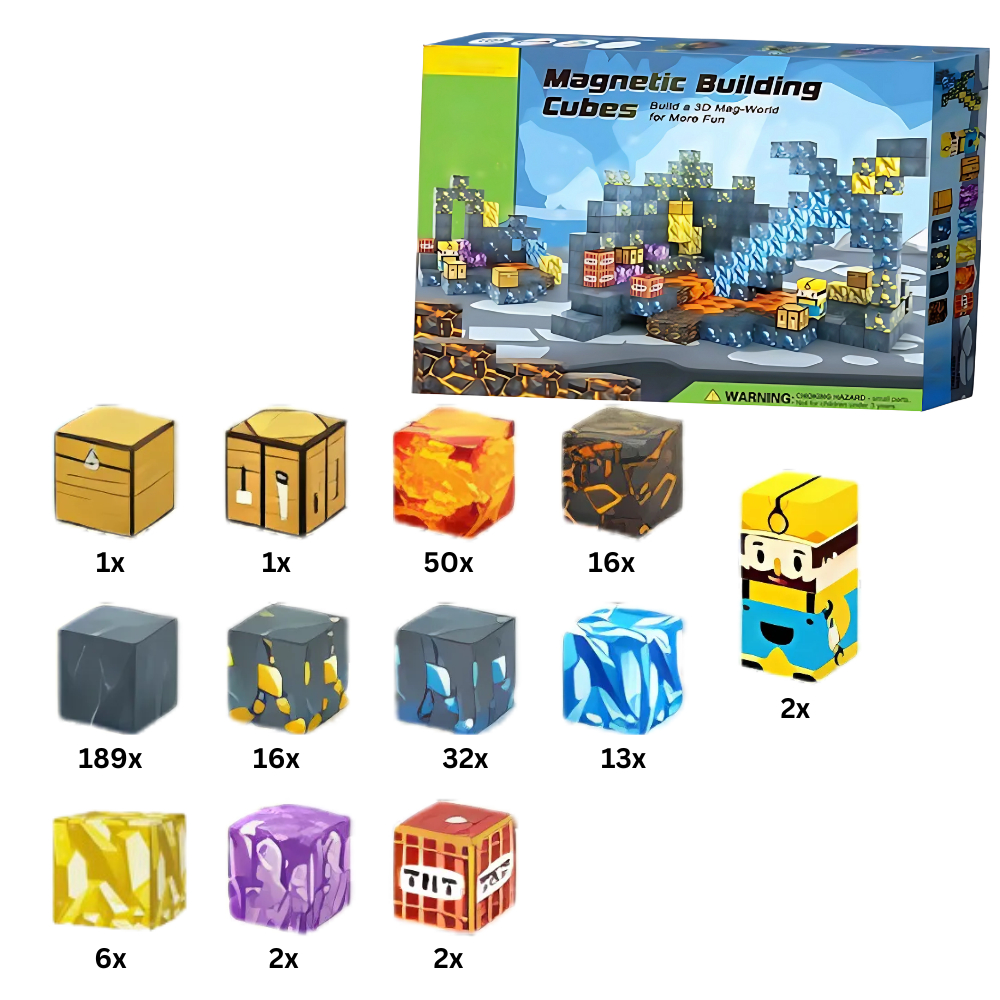 Blocs magnétiques Minecraft -330 PCS - Ozerty