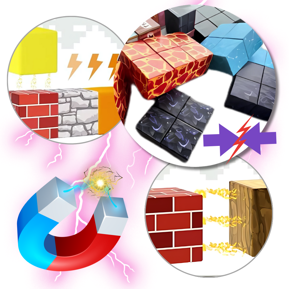 Blocs magnétiques Minecraft - Ozerty