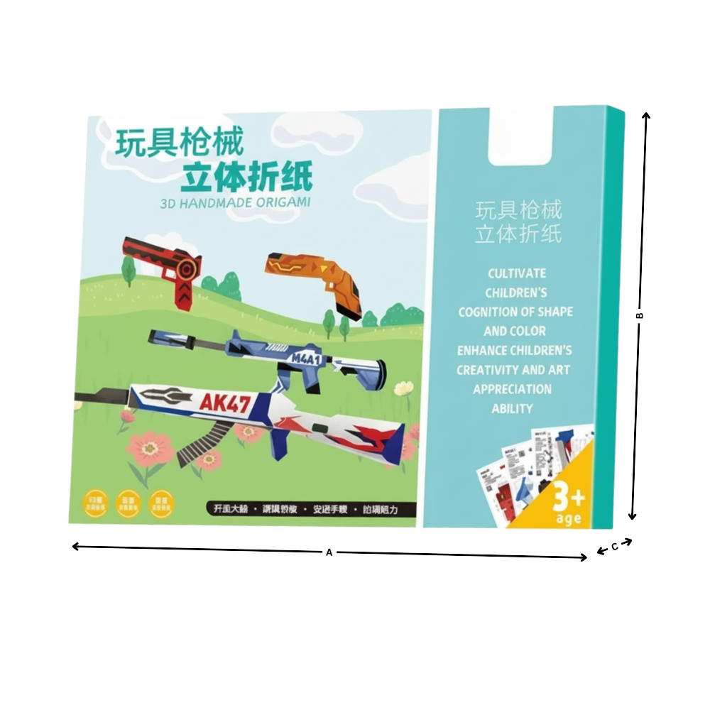 Livre DIY d'origami multithèmes - Ozerty