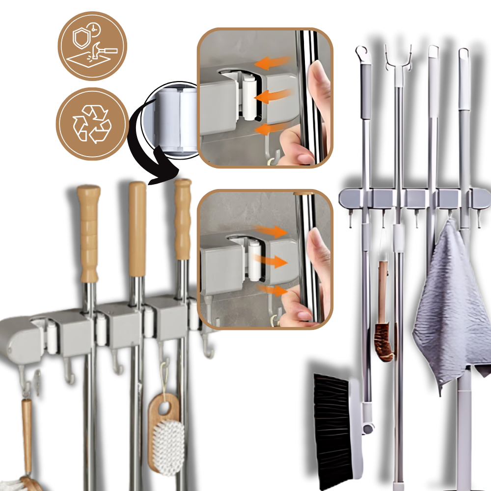 Porte-balai multifonctionnel
- Ozerty