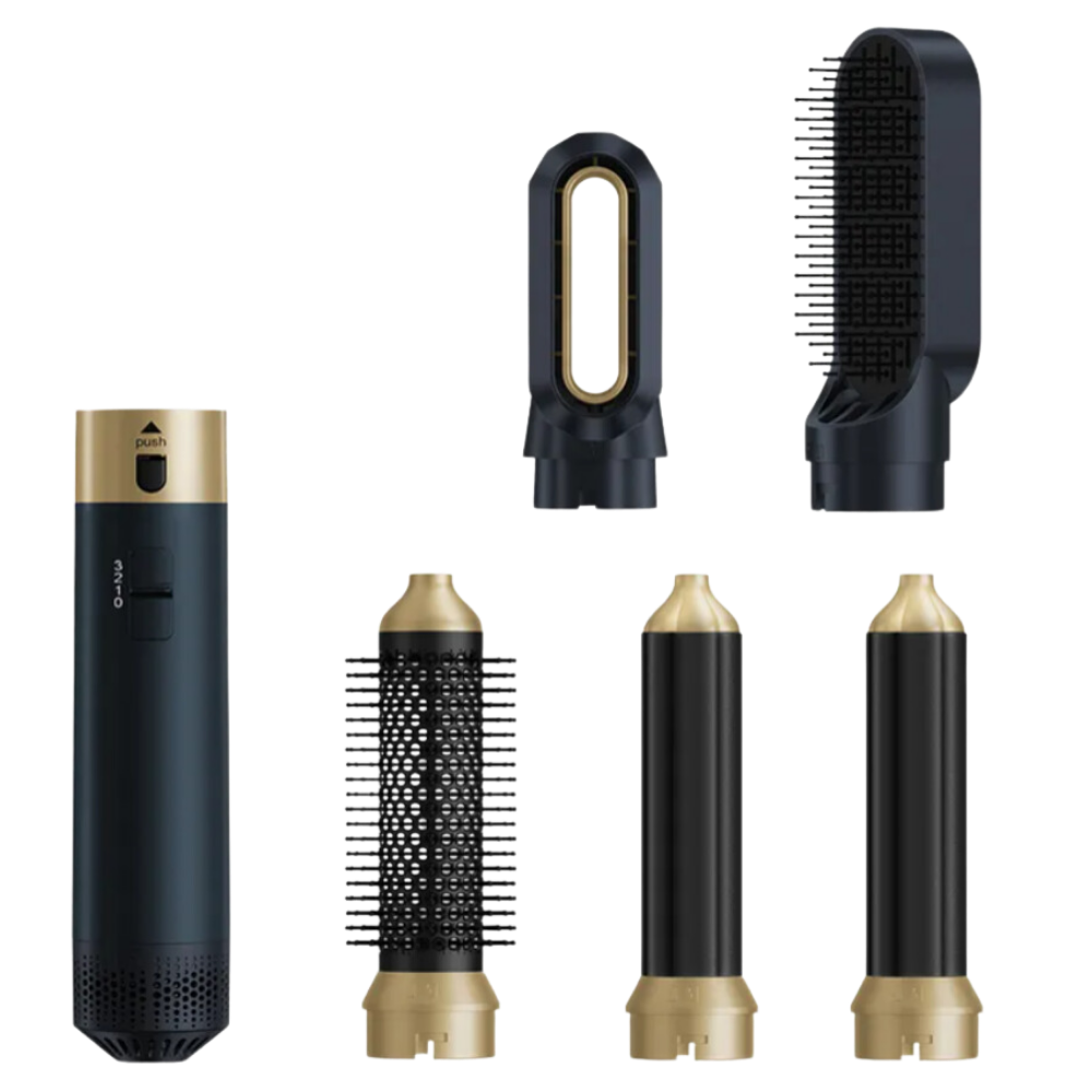 Brosse sèche-cheveux multifonction -Noir - Ozerty