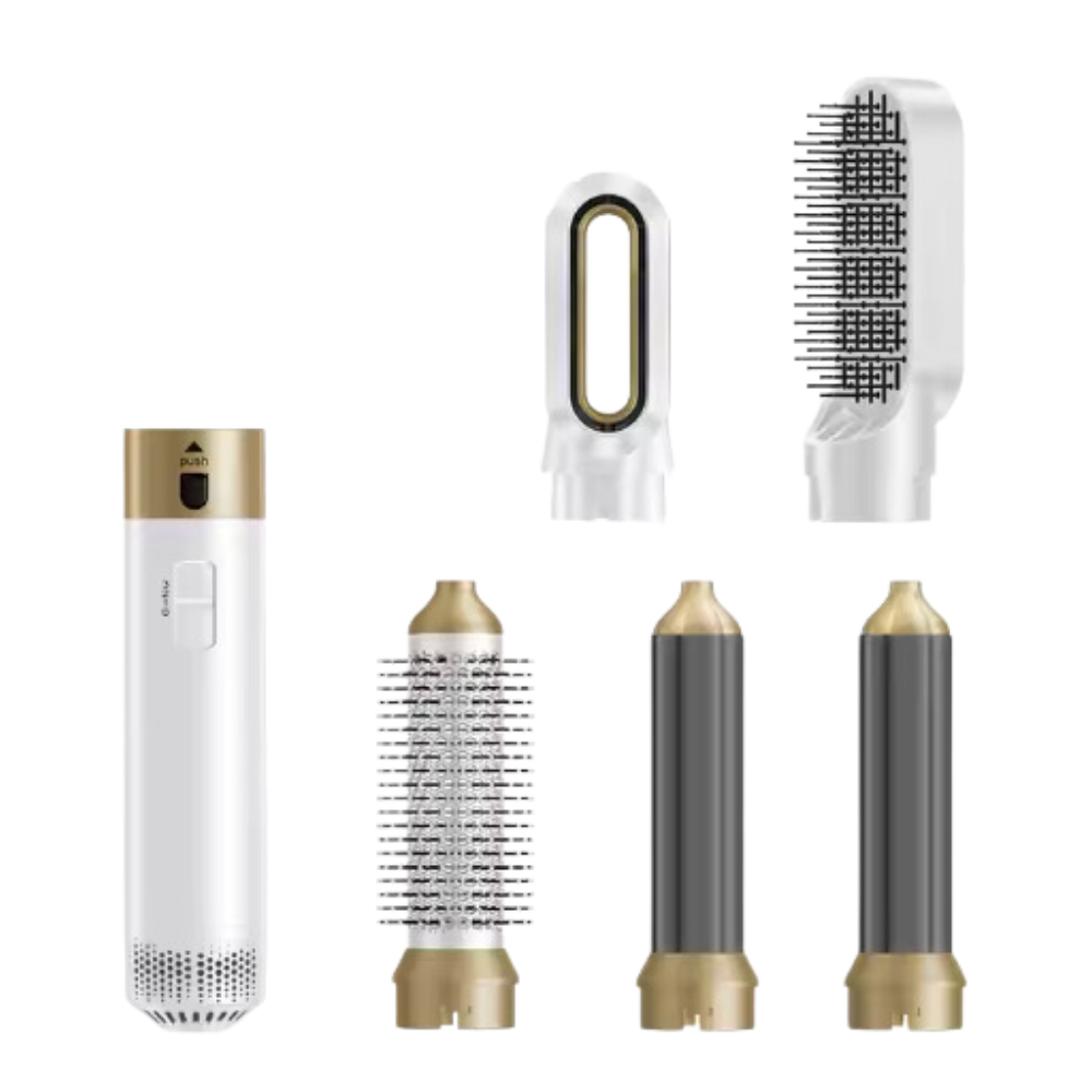 Brosse sèche-cheveux multifonction -Blanc - Ozerty