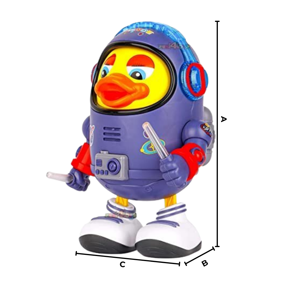 Jouet interactif musical en forme de canard
- Ozerty