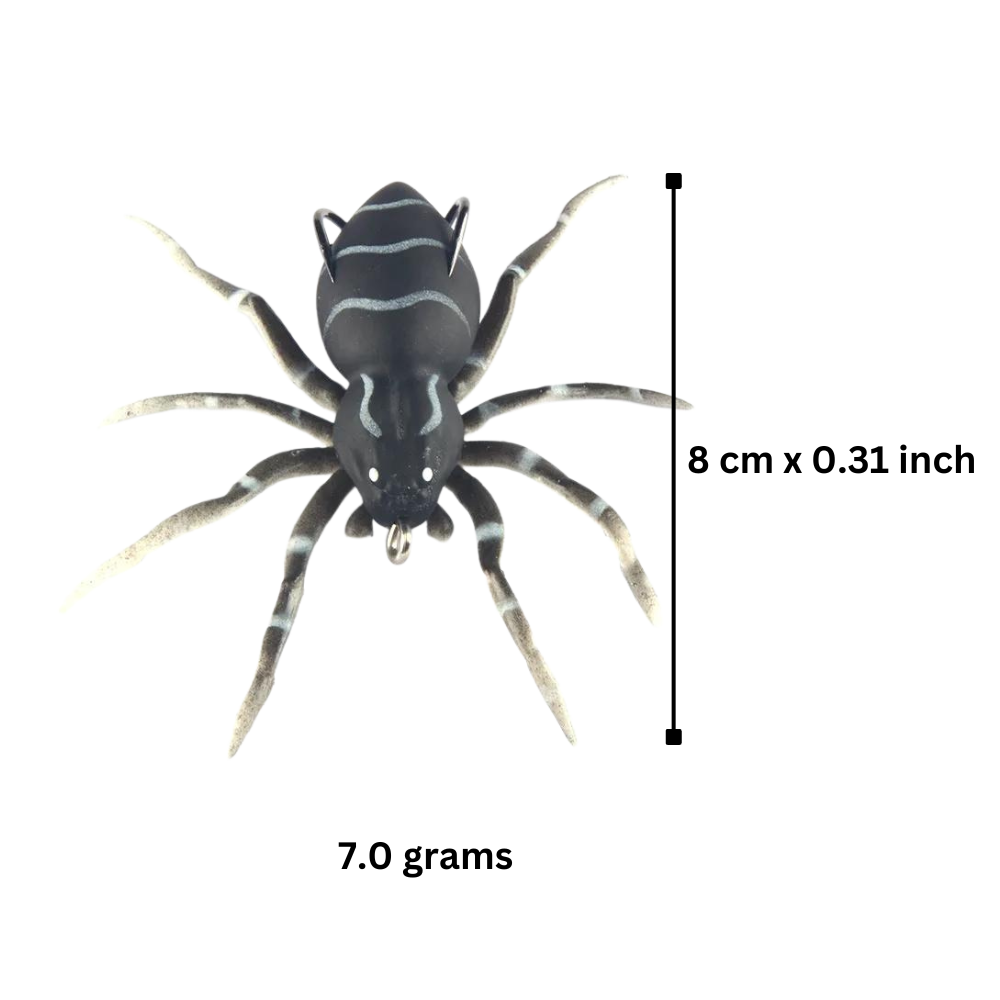 Appât de pêche en forme d'araignée à mouvements naturels
 - Ozerty