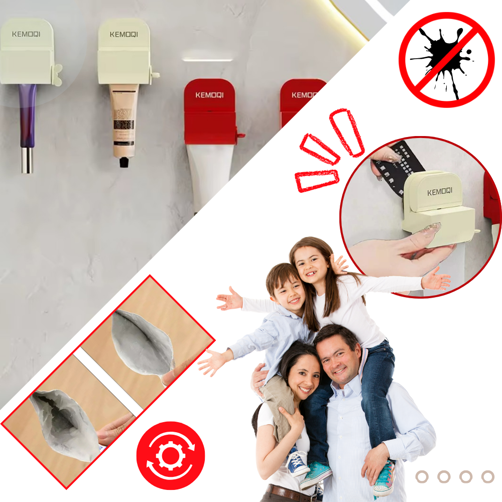 Presse-dentifrice anti-gaspillage - Ozerty