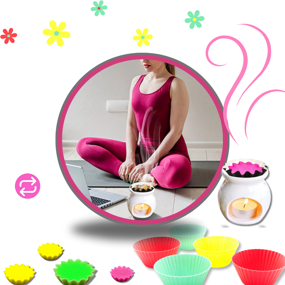 Moule à cire en silicone antiadhésif et résistant à la chaleur
 - Ozerty