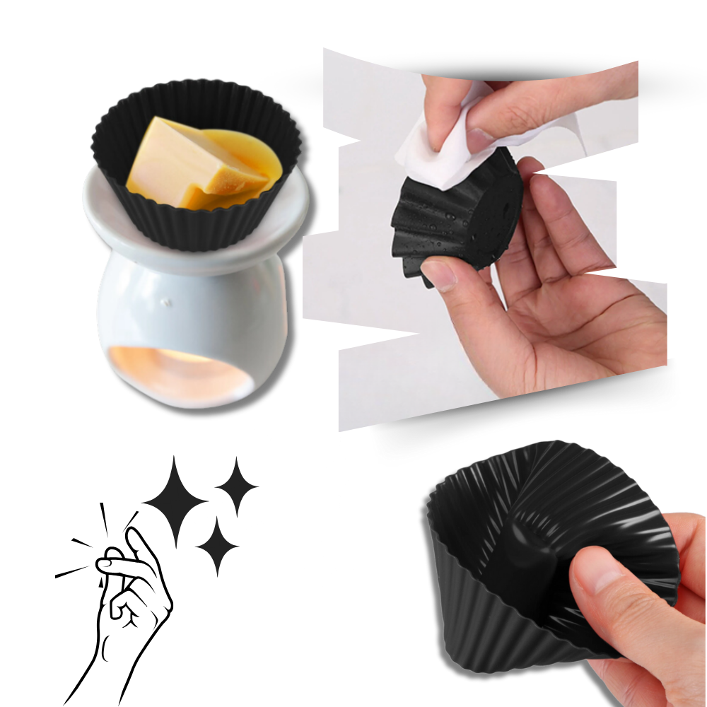 Moule à cire en silicone antiadhésif et résistant à la chaleur
 - Ozerty