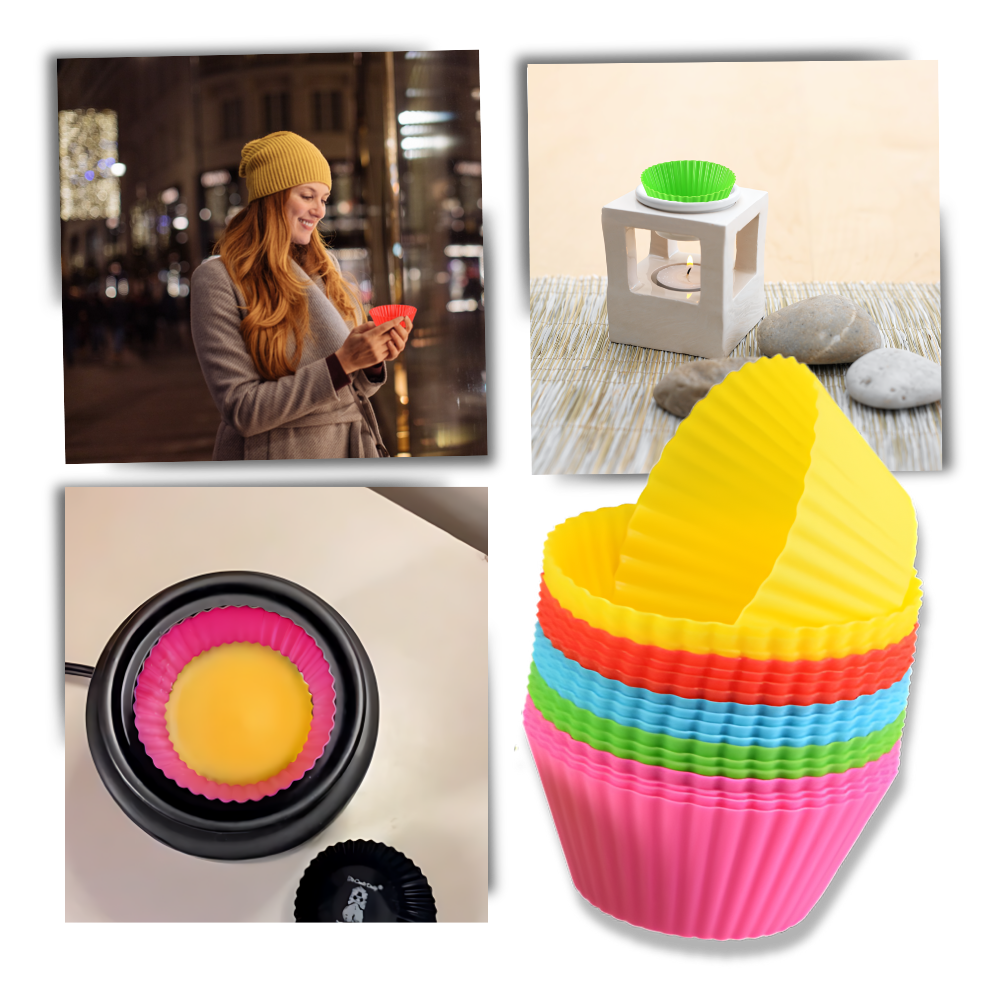 Moule à cire en silicone antiadhésif et résistant à la chaleur
 - Ozerty