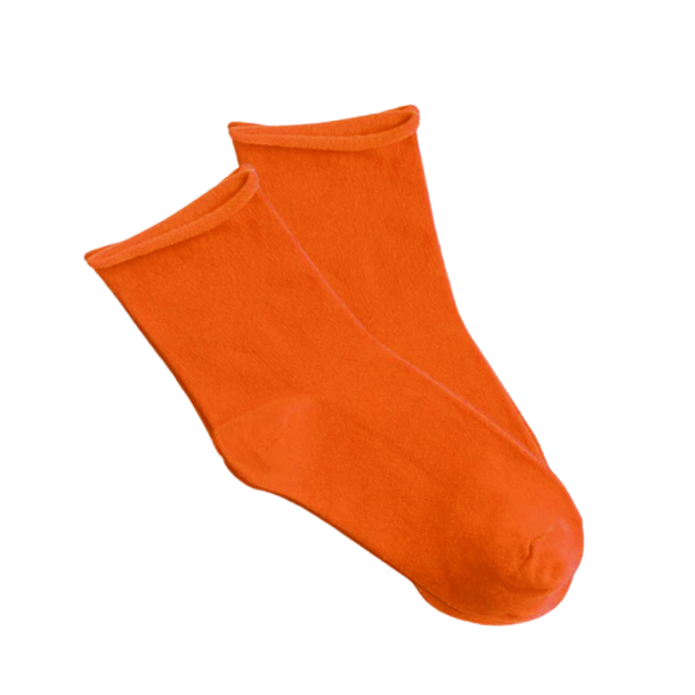 Chaussettes sans couture et non serrantes
 -Orange/EU35-39/US4.5-8/UK2.5-5.5 - Ozerty