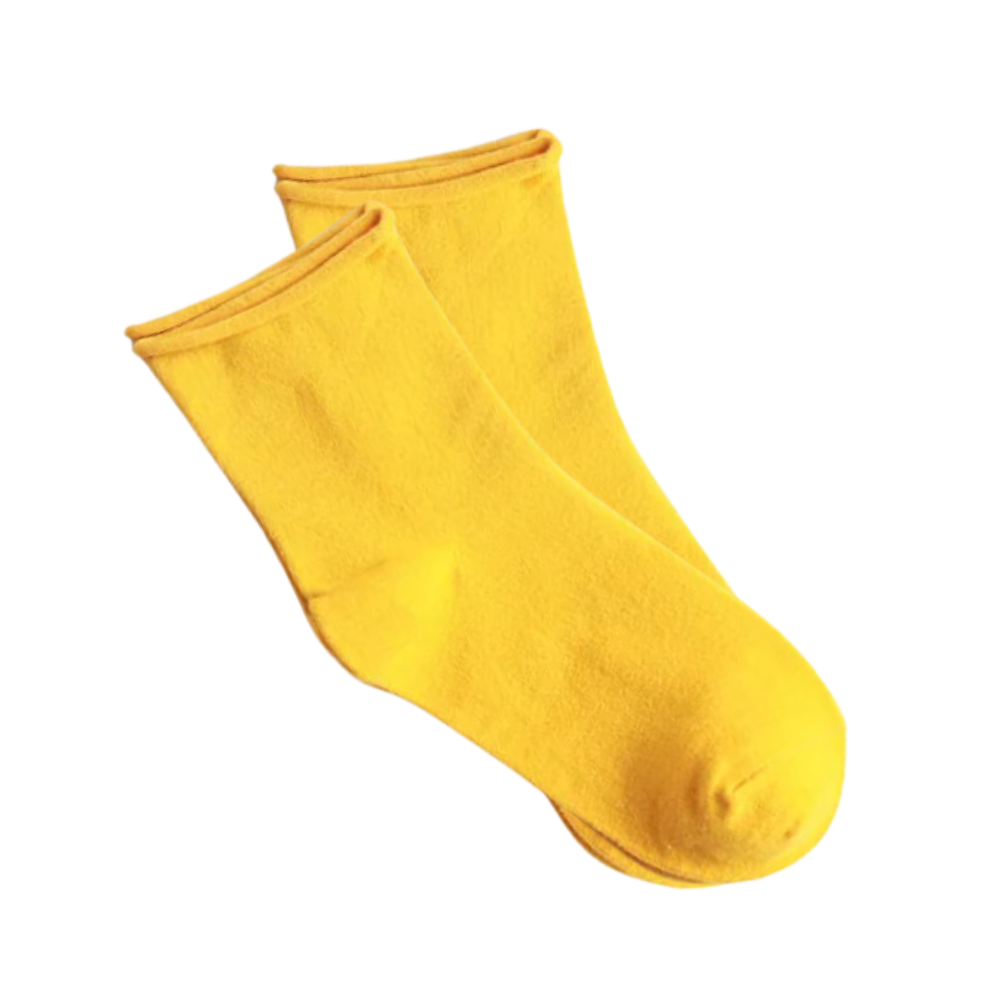 Chaussettes sans couture et non serrantes
 -Jaune/EU35-39/US4.5-8/UK2.5-5.5 - Ozerty