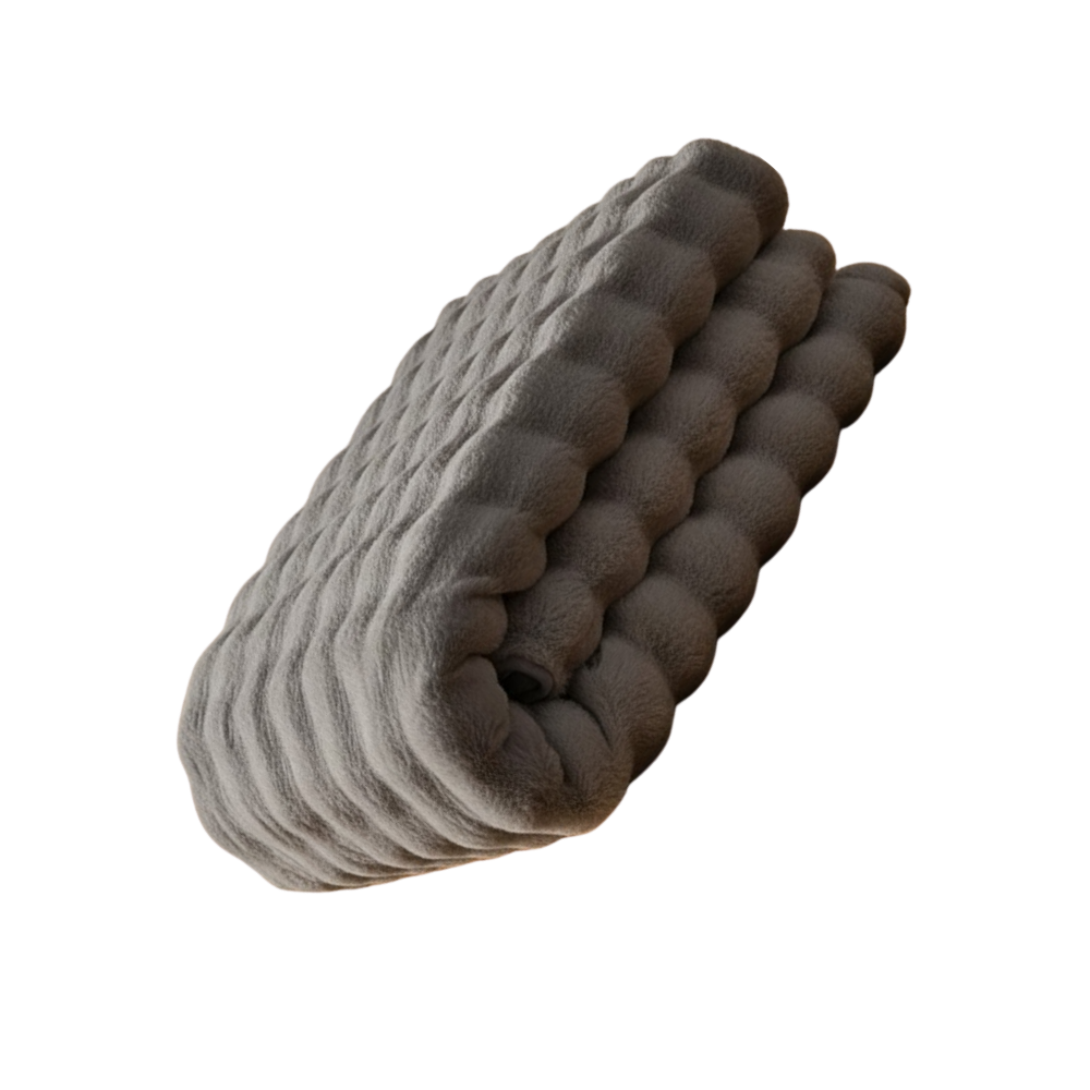 Housse antidérapante pour canapé en peluche douce -Gris - Ozerty