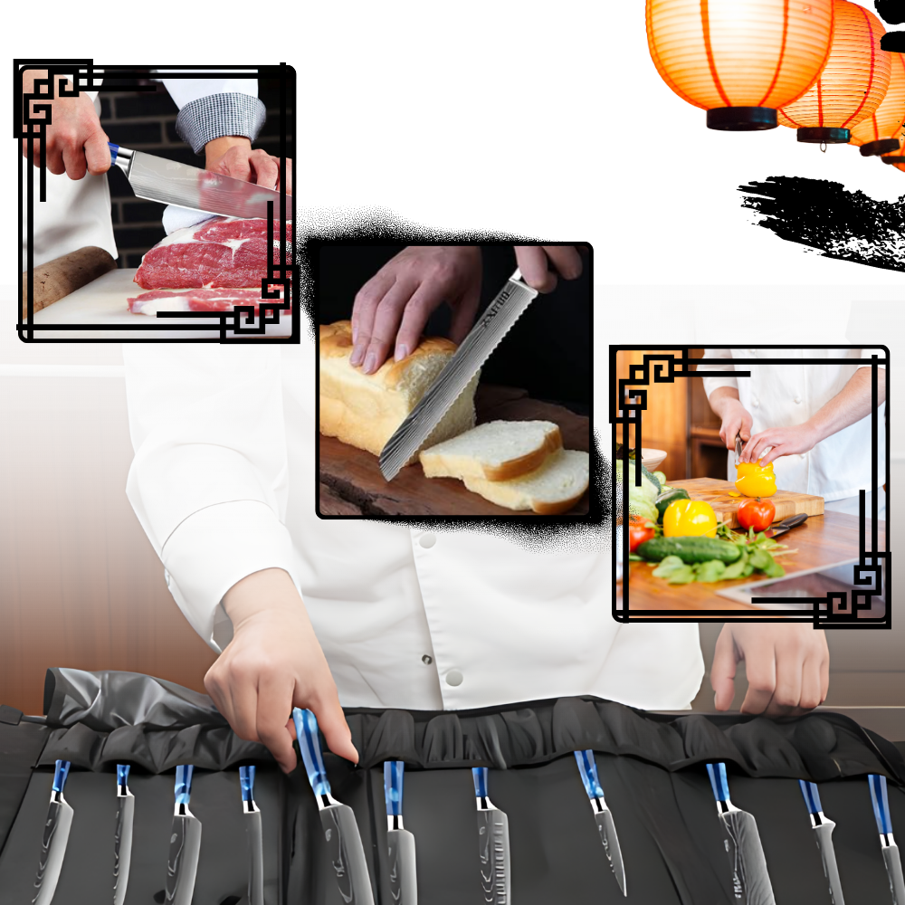 Couteaux japonais bleu océan
- Ozerty