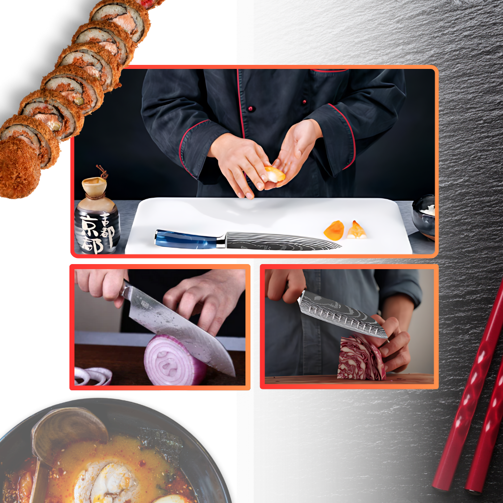 Couteaux japonais bleu océan
- Ozerty