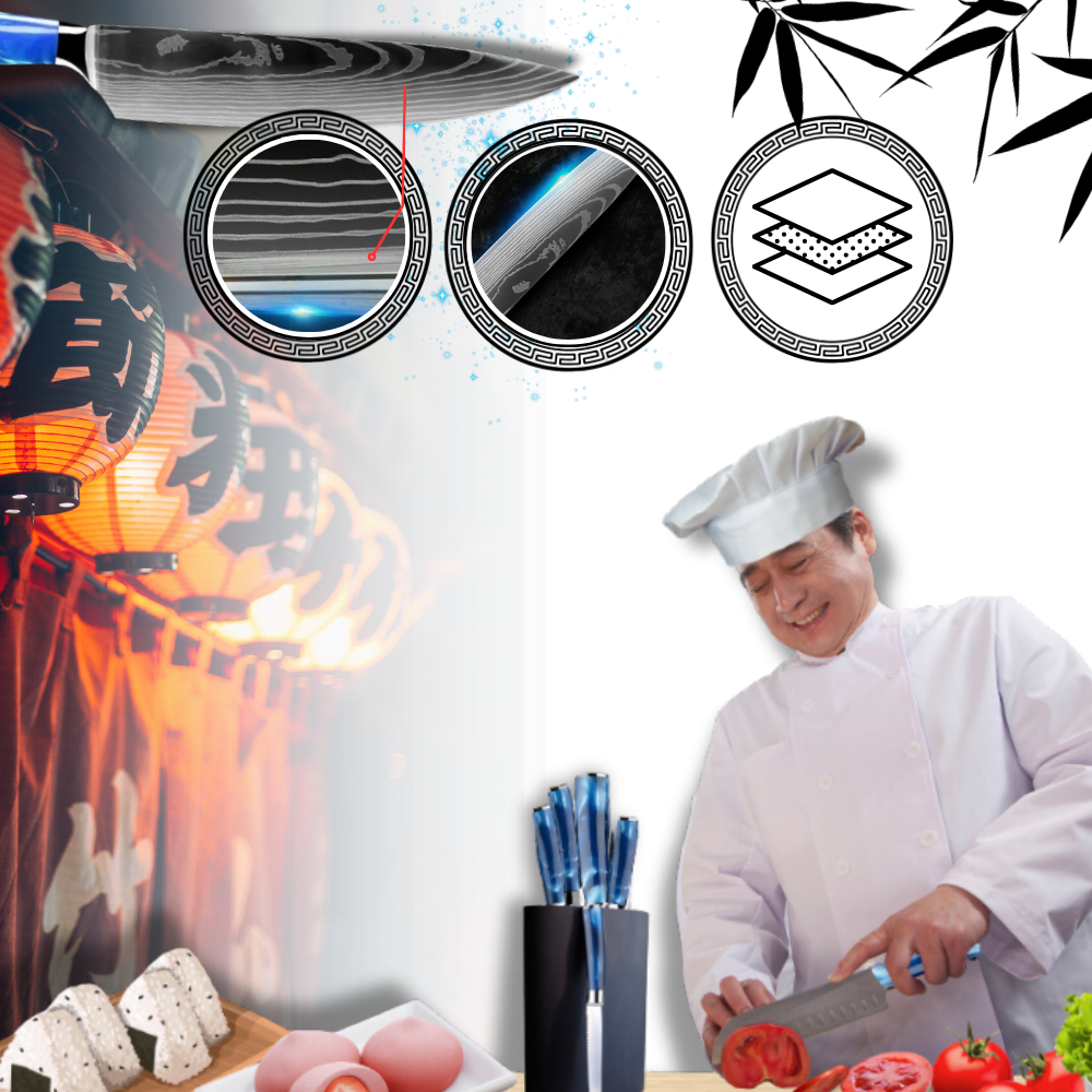 Couteaux japonais bleu océan
- Ozerty