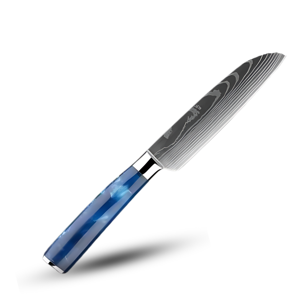 Couteaux japonais bleu océan
-Couteau Santoku 12 cm - Ozerty