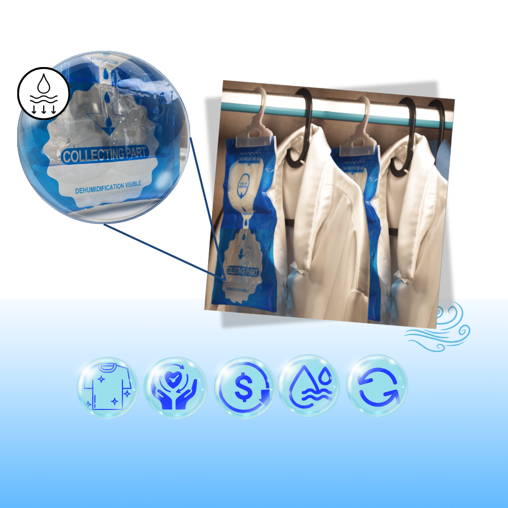 Sac absorbeur d'humidité anti-odeur - Ozerty