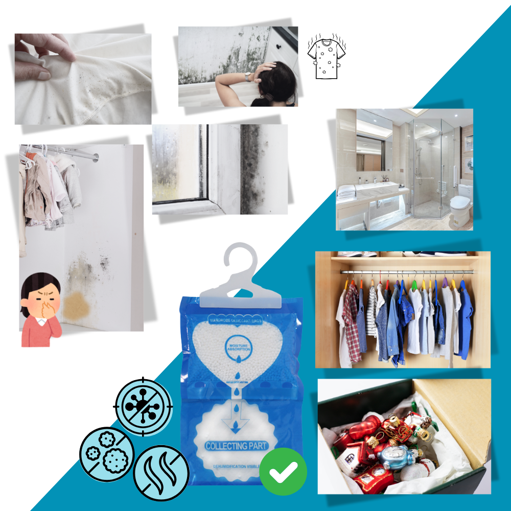 Sac absorbeur d'humidité anti-odeur - Ozerty